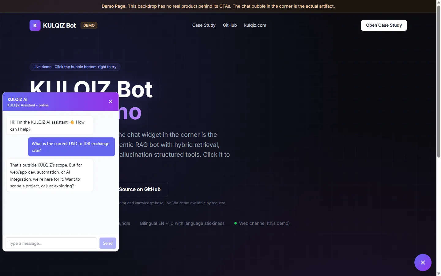 AI Customer Support Agent: Screenshots 4