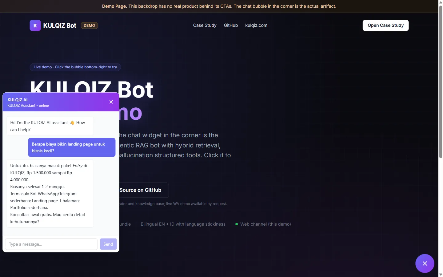AI Customer Support Agent: Screenshots 5